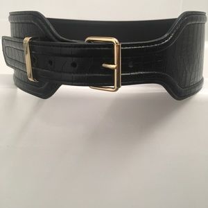 Altuzarra for Target Black Belt, NWOT, size L/XL
